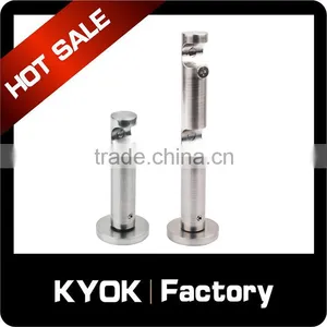 KYOK 19mm Double Polished Chrome Silver Curtain Pole,Sumptuous Wall Bracket Brackets 22*22mm thumbnail-2