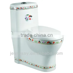 Bathroom Decoration Siphonic One Piece Toilet 201 Golden Fish thumbnail-1