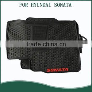 Customized Rubber Auto Floor Mats For HYUNDAI SONATA thumbnail-2