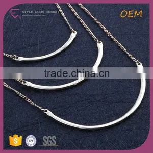 N72466S01 STYLE PLUS Multi Layered Necklace Pendant Personalized Name Necklace Jewelry Gold Plating Pendant for Women thumbnail-1