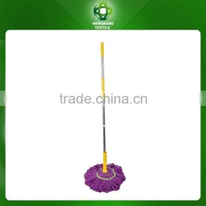 Hand Press 360 Spin Double Driver Stainless Steel Basket Easy Clean Mop thumbnail-5