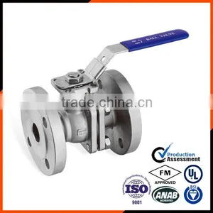 3PC DIN Flanged Ball Valve In DN40 In Blow-out Proof Stem thumbnail-2