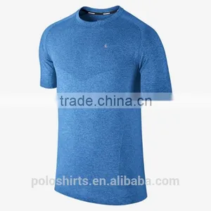 2014 New Arrival Quick Dry Moisture Wicking 3D Seamless Running T-shirts 47% Nylon 53% CoolMax Dri Fit Shirts thumbnail-1