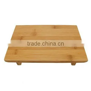 Hot Sale Bamboo Nature Brand Bamboo Sushi Board New Design Serving Tray thumbnail-1