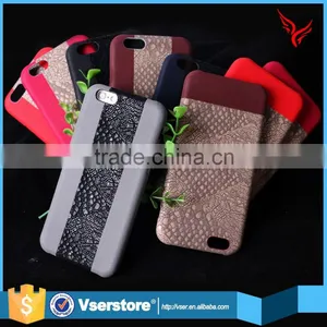 New Design Exquisite Double Color Design Mobile Back Cover Leather Phone Case for Iphone 6s thumbnail-1