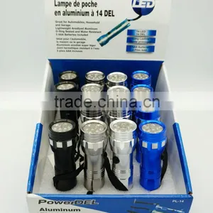 The Manufacturer 9 LED UV Aluminium Torch Flashlight thumbnail-2