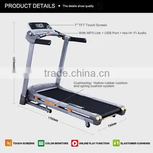 Hot Sale Home Deluxe Motorized Treadmill Fitness Equipment thumbnail-2