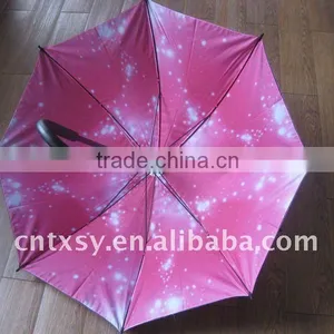 Double Layer Ladies' Straight Umbrella thumbnail-1