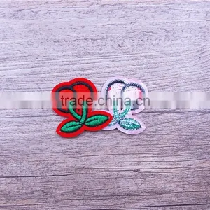 Wholesale Custom Embroidery Lace Heart Cute Patches thumbnail-3