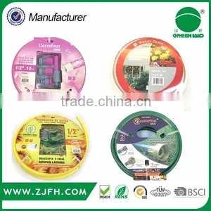 3 Ply Kink Resistant 20 Metre Reinforced PVC Garden Hose 1/2" Diameter With Spray Gun thumbnail-1