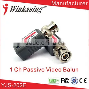 the Best Price CCTV Passive Utp Bnc Connector Video Balun Twisted Pair Transmitter With a Good Quality YJS-202E thumbnail-1