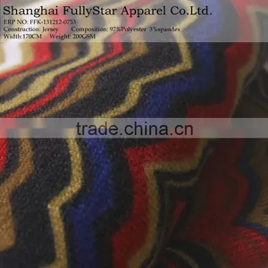Knitted Polyester Printed Cheap Bulk Fabric thumbnail-1
