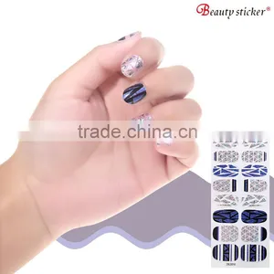China Supplier Wholesale Polish Nail Wraps Self-adhesive Nail Wraps thumbnail-4