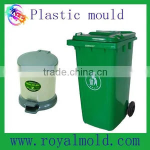 Produce Custom Injection Plastic Trash Bin Mould thumbnail-1