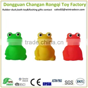 Baby Bath Floating Pvc Frog New Year Promotion Gift thumbnail-1