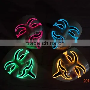 EL WIRE Mask / el Wire Party Mask / el Flashing Mask thumbnail-6