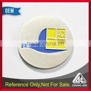 Wholesale Bulk Silver Metal Token Printing Trolley Token Enamel Coin thumbnail-1