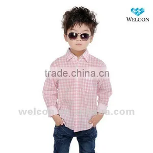 New Fashion Trendy Design Brand Long Sleeve Boys Shirt 100% Cotton Boys Dress thumbnail-1