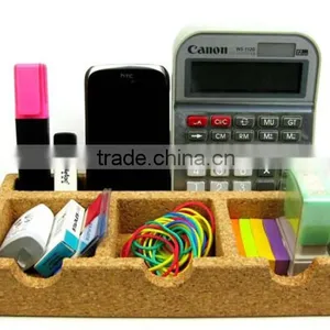 Cork Desktop Organizer for Stationery thumbnail-1
