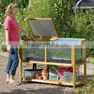 LEAFFY-Wooden Garden Green House GH-338 thumbnail-3