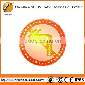 Road Safety Warning Signs Solar Power Led Warning Light thumbnail-5