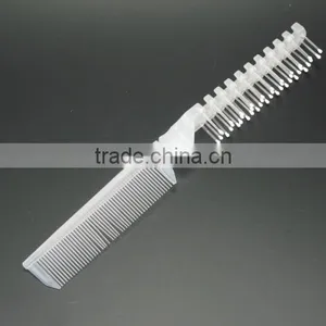 Mini Plastic Foldable Comb for Travel thumbnail-1