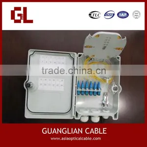 8 Core Optical Fiber Termination Box With PC/ABS Material thumbnail-1