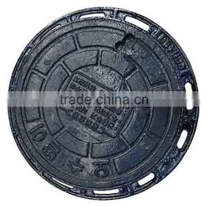 BS497 EN124 Medium-duty Ductile Cast Iron Manhole Cover thumbnail-3