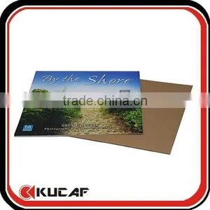 Saddle Stitching 13 Sheets Offset Printing Larger Paper Wall Calendar for 2016 New Year Gift thumbnail-1