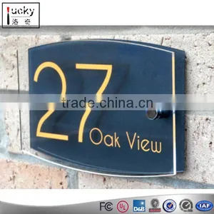 Modern Acrylic House Number Signs,Office Number Signs thumbnail-1