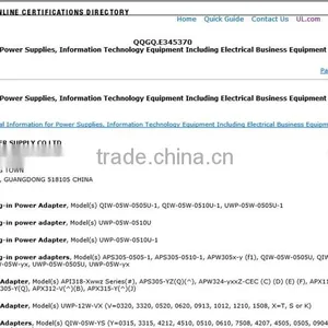 UL/cUL/PSE/FCC/CEC/BSMI/GS/CE/ERP/SAA/C-TICK/MEPS/CCC 5W 5V 0.5A KTEC Power Adaptor thumbnail-6