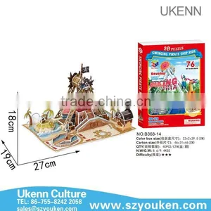 NON-TOXIC ECO-friendly Diy Whirligig 3d Jigsaw Puzzle Paper thumbnail-5