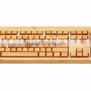 Bamboo & Wood Mechanical Gaming Computer Keyboard thumbnail-2