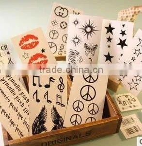 Custom Made Eco-friendly Lip Shape Tatoo Sticker thumbnail-1
