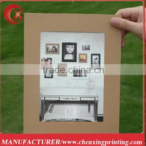 8x10 Cheap Kraft Paper Photo Frame thumbnail-1