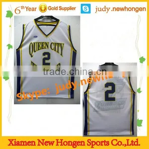 Blank Mesh Basketball Jerseys, Custom Basketball Jersey no Minimum Order thumbnail-1