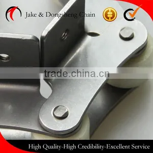 Duble Pitch Plastic Chains Conveyor SUS Chains With Attachments & Large Rollers thumbnail-5