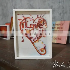 Wooden Vintage Style Sign - Wall Decoration WQ-023 thumbnail-1