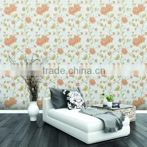 Big Flower Dark Color Wallpaper for Bed Room thumbnail-2
