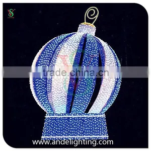 LED Christmas Ball Cone Tree Light Ball Motif Light for Outdoor Decoration thumbnail-4