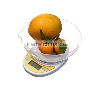 1kg/0.1g Digital Slim Kitchen Scale With Bowl thumbnail-4