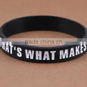 2016 Promotional Gift OEM Hot Selling Silicone Bracelets Custom Colorful Silicon Sport Wrist Band thumbnail-5