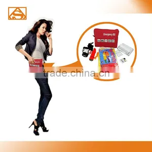 Belt Bag Red Survival Emergency Kit thumbnail-1