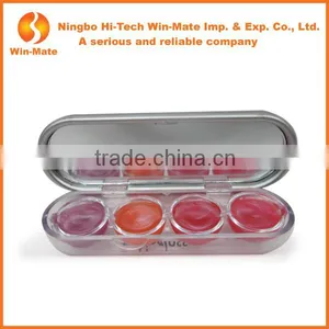 Mini Fruit Flavored Matte With Mirror Ball Shaped Lip Gloss For Children thumbnail-1