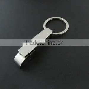 Wholesale Popular Cheap Custom Eco-friendly Bulk Silver Bottle Opener Keychain thumbnail-1