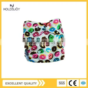 Reusable Bamboo Organic Baby Nursing Diaper/Washable Minkly PUL Surface thumbnail-1