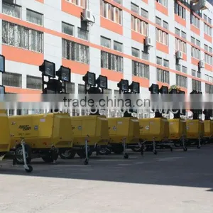 High Mast Portable Mobile Light Tower With 8kw Diesel Generator thumbnail-6