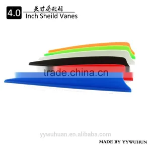 4.0inch Shield Arrow Vane, Fletching With Different Colors of Arrow Fletching thumbnail-1