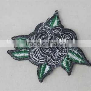 Good Looking 12*13cm Sexy Red Flower Pattern Diamond Patch Sequin Embroidery Applique for Dancer thumbnail-5