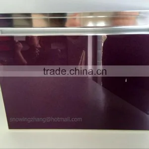 Scratch -proof UV Mdf High Gloss Solid Color Kitchen Cabinet Door thumbnail-3